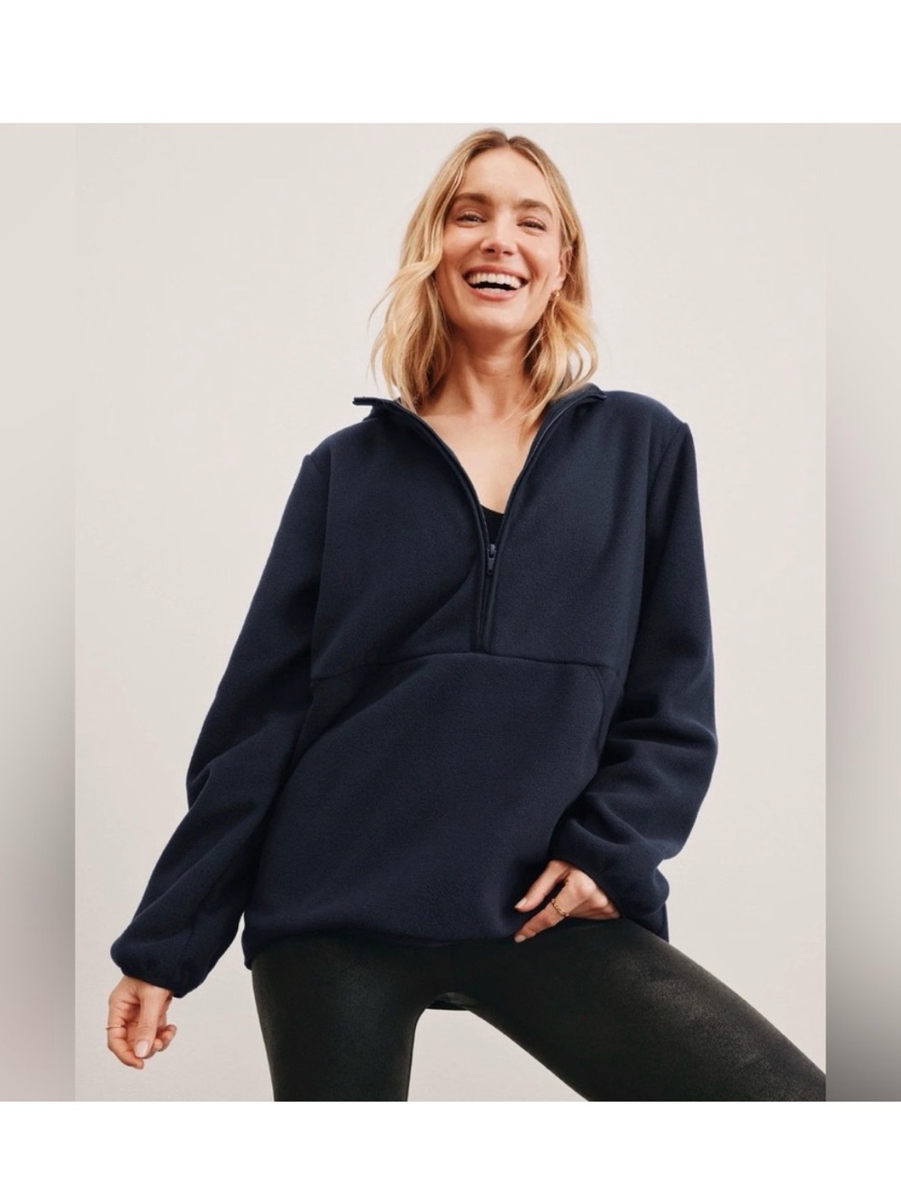 Beyond yoga urban explorer half zip hoodie